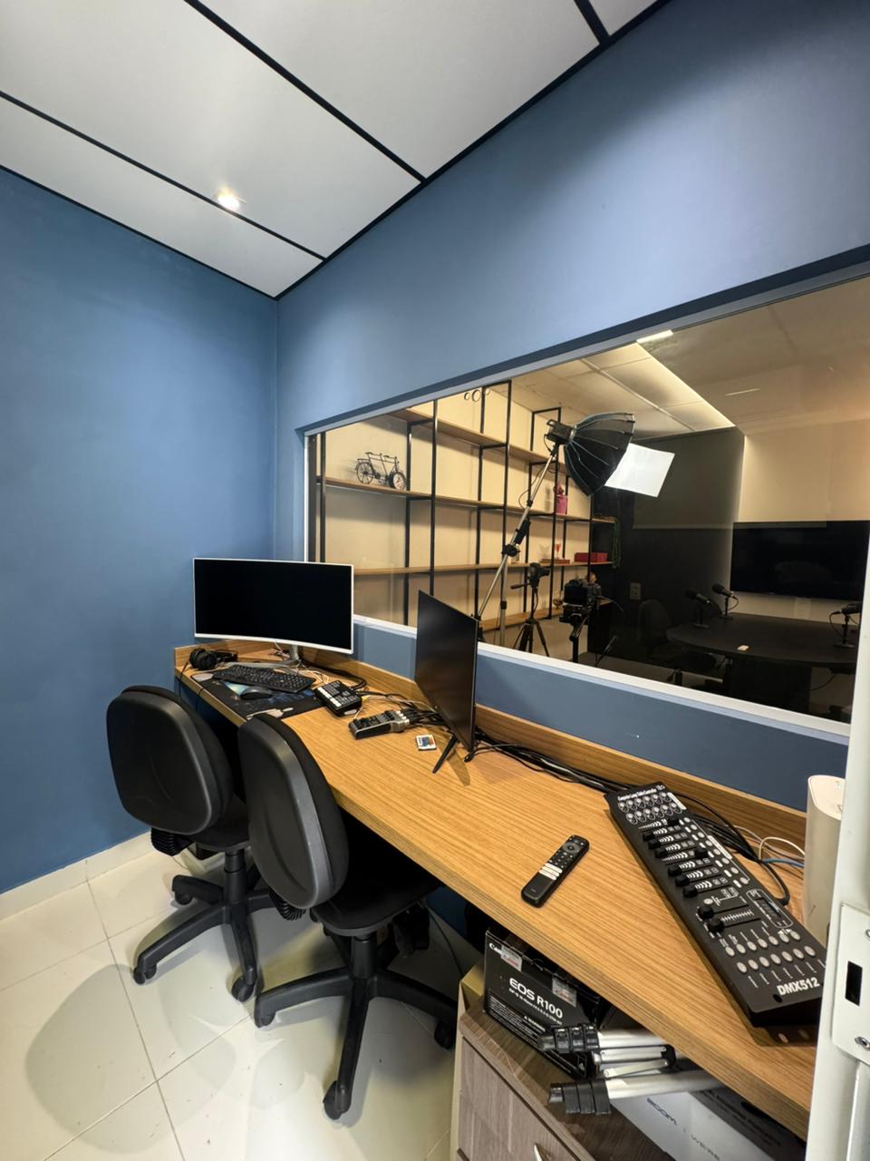 Sala de operação climatizada